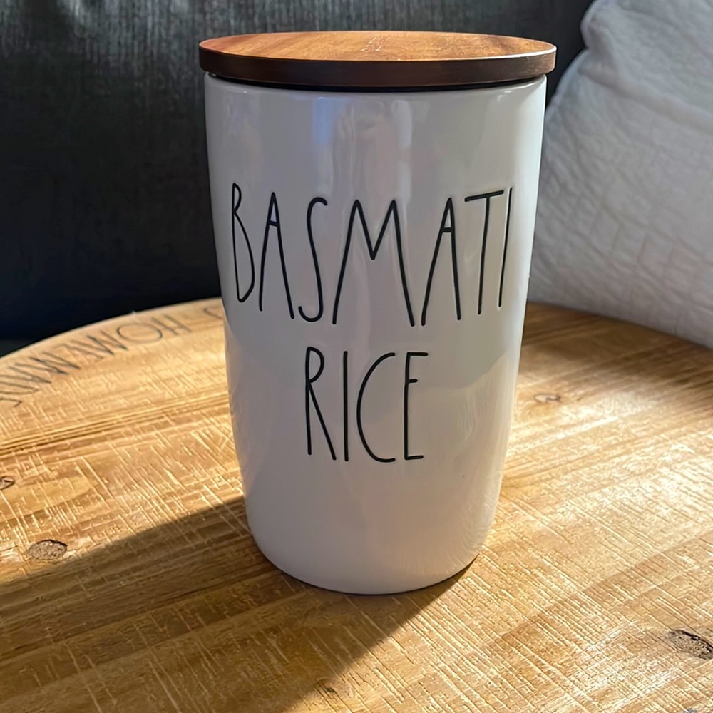 🇺🇸 Rae Dunn Basmati Rice Cellar